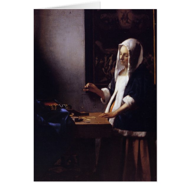 Woman Holding a Balance (Front)