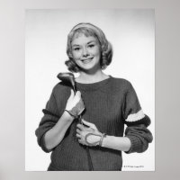 Woman Holding Golf Club