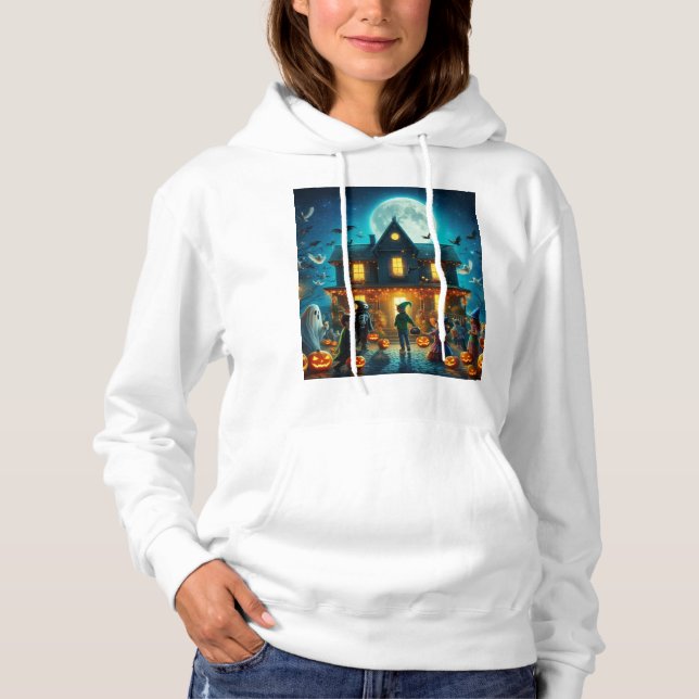 Woman hoodie Halloween (Front)