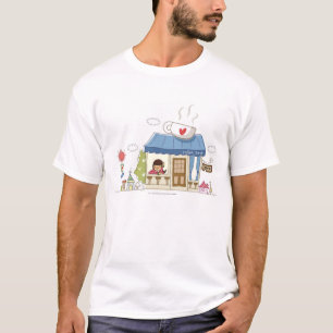 Woman in a coffee shop T-Shirt