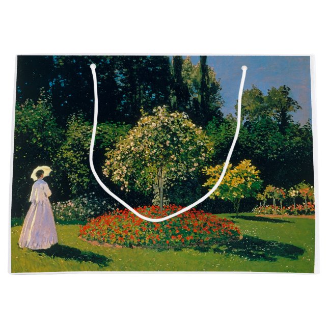 Woman in a Garden, Monet Large Gift Bag (Front)