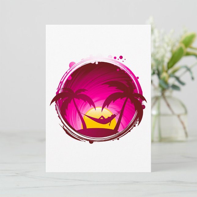 Woman In A Hammock Invitation (Creator Uploaded)