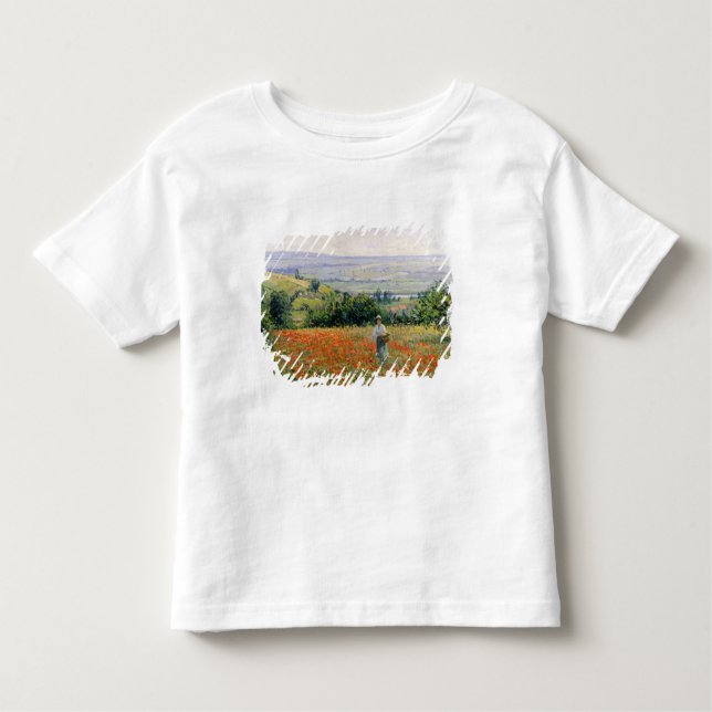 Woman in a Poppy Field Toddler T-Shirt (Front)