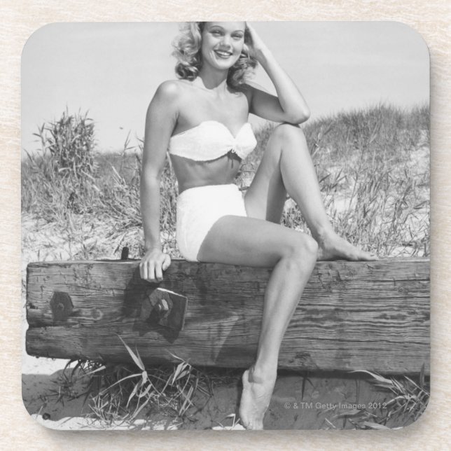 Woman in Bikini Coaster (Front)
