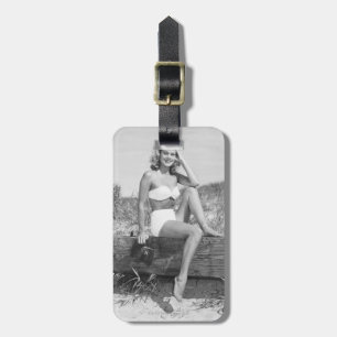 Woman in Bikini Luggage Tag