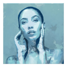 "Woman in Blue"