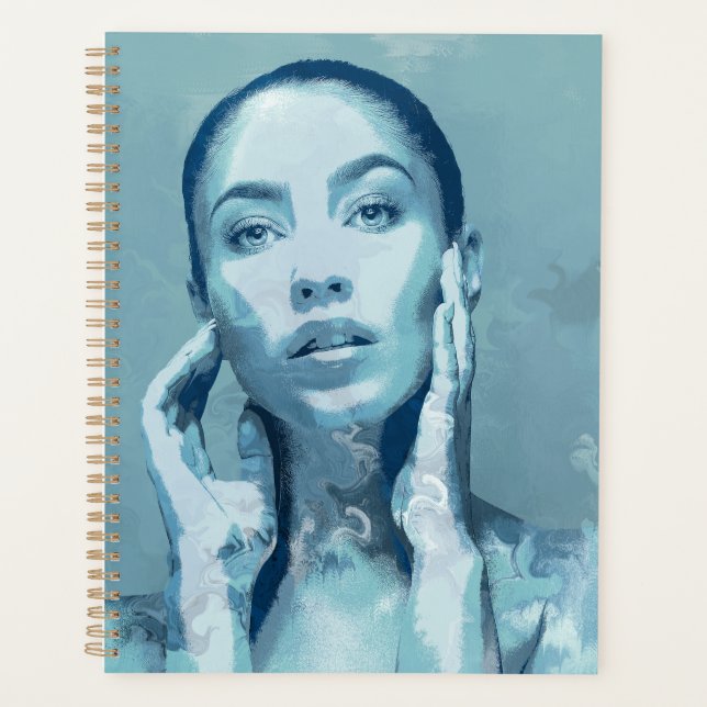 "Woman in Blue" Planner (Front)