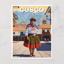 Woman in Cusco Peru Travel