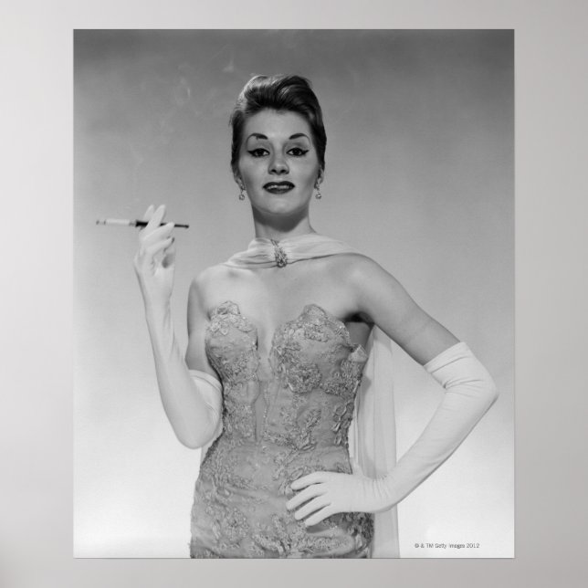 Woman in Dress Poster (Front)