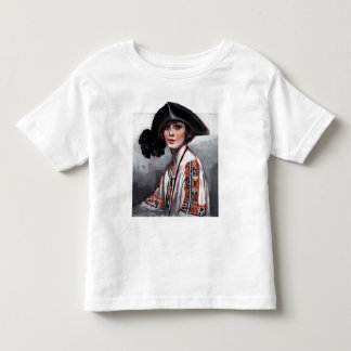 Woman in Embroidered Blouse Toddler T-Shirt