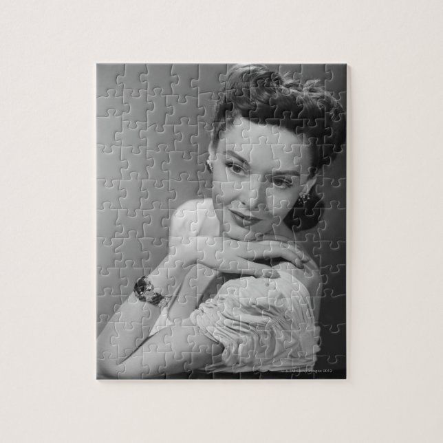 Woman in Evening Gown Jigsaw Puzzle (Vertical)