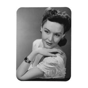 Woman in Evening Gown Magnet