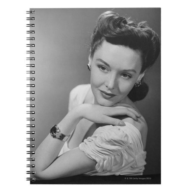 Woman in Evening Gown Notebook (Front)