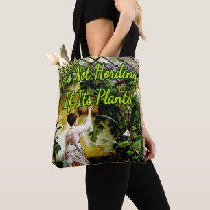 Woman in Greenhouse by Otto Eerelman Tote Bag