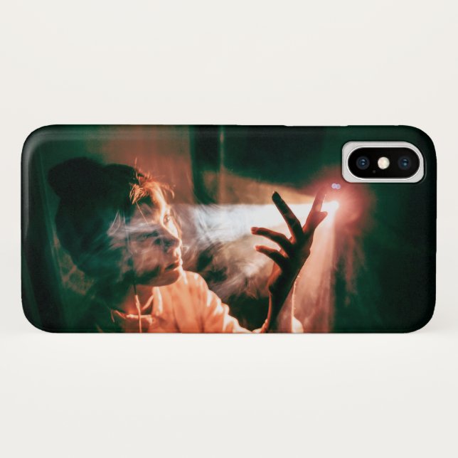 Woman in Light and Smoke Case-Mate iPhone Case (Back (Horizontal))