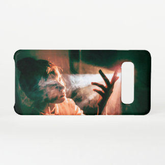Woman in Light and Smoke Samsung Galaxy Case