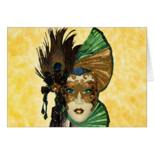 Woman In Masquerade Art