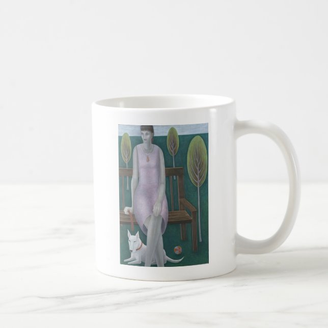 Woman in Park 2006 Coffee Mug (Right)