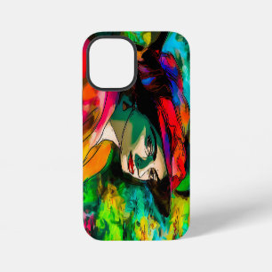 Woman in Red Hat iPhone 12 Mini Case
