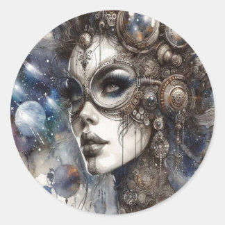 Woman in Space stickers