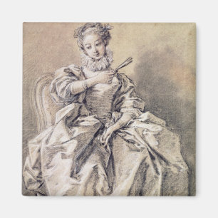 Woman in Spanish Costume Magnet
