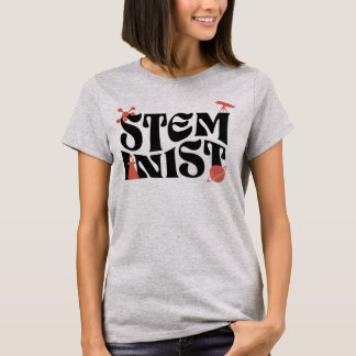Woman In Stem Steminist Science Girl T-Shirt