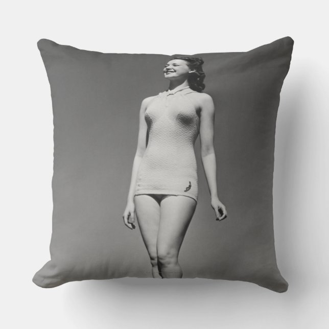 Woman in Swimsuit Cushion (Front)