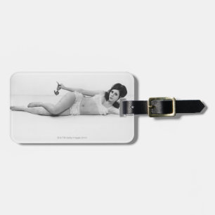Woman in Swimwear Luggage Tag