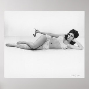 Woman in Swimwear Poster