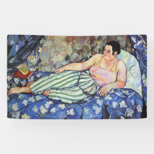Woman in the Blue Bedroom (by Suzanne Valadon) Banner