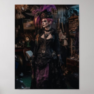 Woman in the Costume Shop Poster