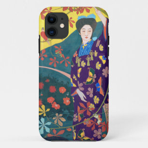 Woman in the Flower Garden, Goyō Hashiguchi Case-Mate iPhone Case