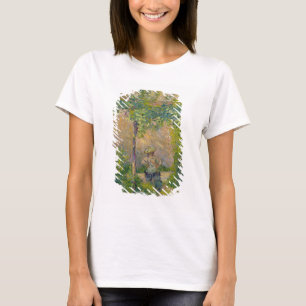 Woman in the Garden (oil on canvas) T-Shirt