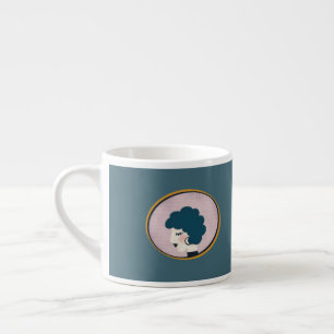 Woman in the Mirror Espresso Cup