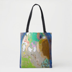 Woman in the Window, Redon Tote Bag