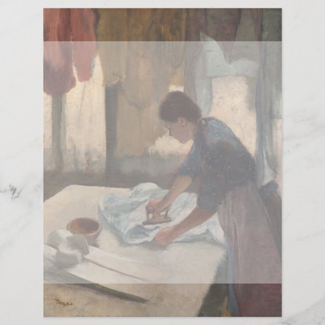 Woman Ironing by Edgar Degas (Front)
