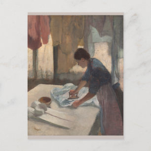 Woman Ironing Edgar Degas Postcard