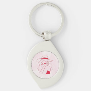 Woman Key Ring