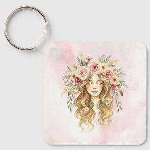 Woman Key Ring