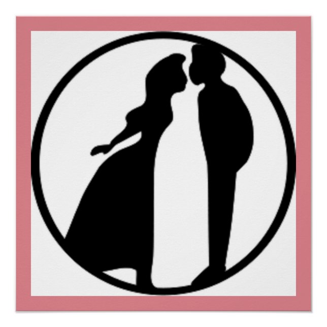 WOMAN KISSING MAN POSTER (Front)