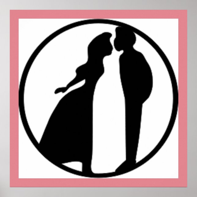 WOMAN KISSING MAN POSTER (Front)