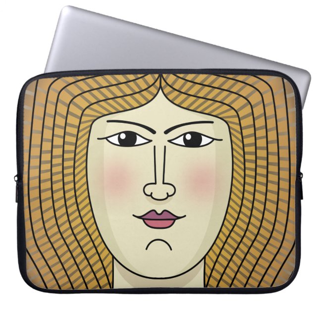 Woman Laptop Sleeve (Front)