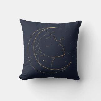 Woman Line Art Personalized Poster Cushion