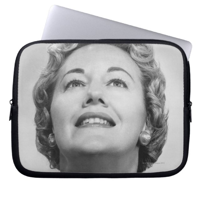 Woman Looking Up Laptop Sleeve (Front)