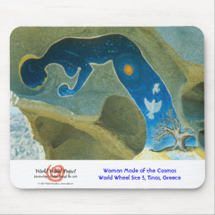 Woman Made of Cosmos/Mouse Pad Mouse Pad