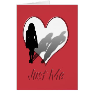Woman Missing Man Silhouette
