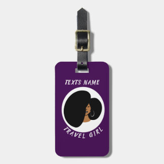 Woman Monogram Luggage Tag