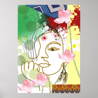 Woman & Nature- Wall Art