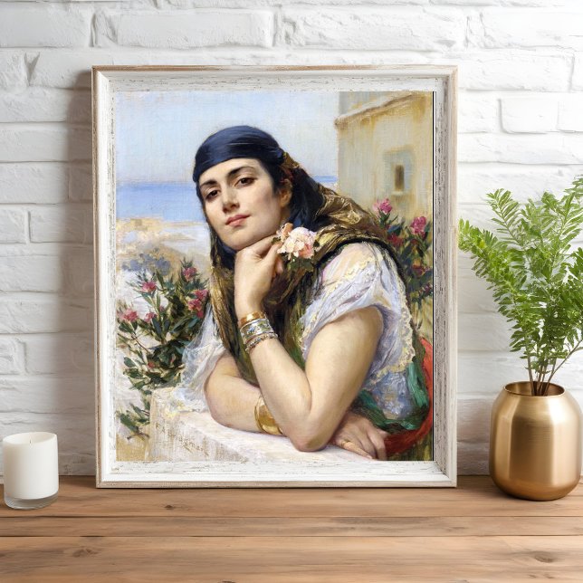 Woman of Algiers, Arthur Bridgman Fine Art  Poster (Creator Uploaded)