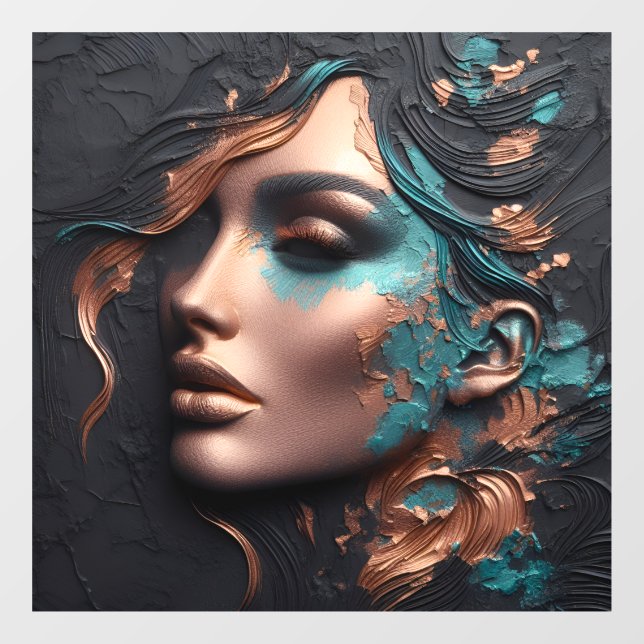 Woman Of Copper - AI Creation (Sheet)